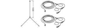 Ripustussarja Ledvance Panel PFM - MEKAANINEN LISÄTARV PANEL PFM PL SUSPENSION KIT