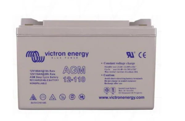 AGM-Akku Victron Energy AKKU AGM 12V 110AH M8 INSERT