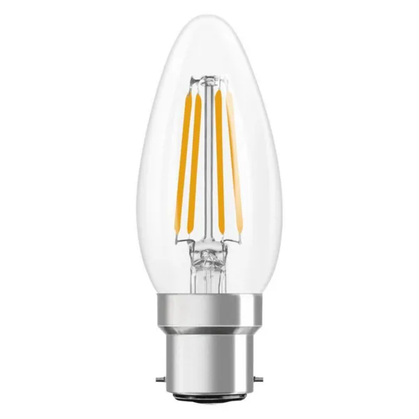 Kynttilälamppu Ledvance Performance Classic CLB 3,4W/827 470LM B22D CL