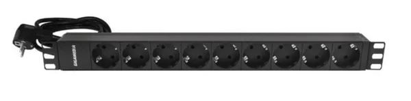 Pistorasiapaneeli Gigamedia 19" 9XSCHUKO