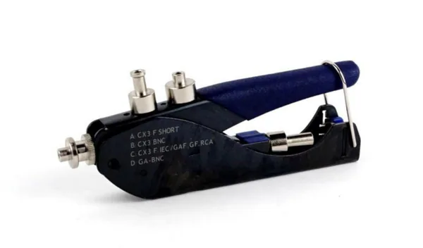 Puristustyökalu Finnsat PURISTUSPIHTI CABELCON KOMPR. F/IEC/BNC-LIITIN KOKA