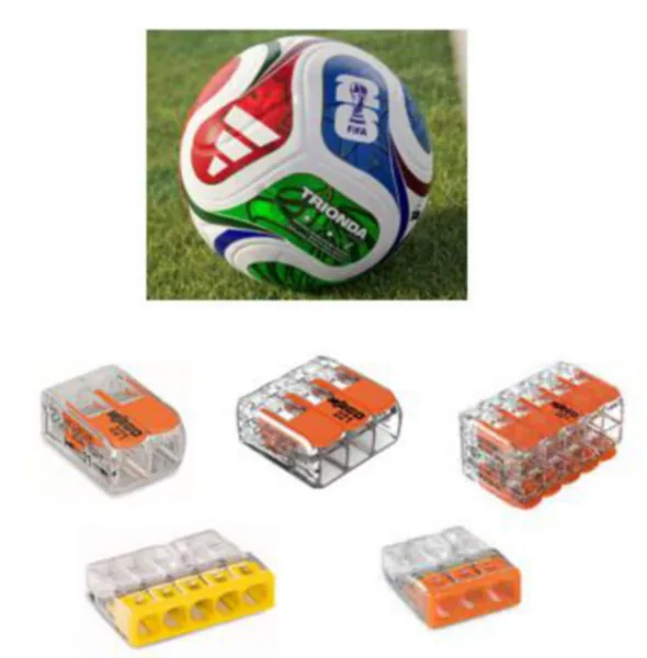 Rasialiitinlajitelma Wago Profi-Set 1/2026 Adidas