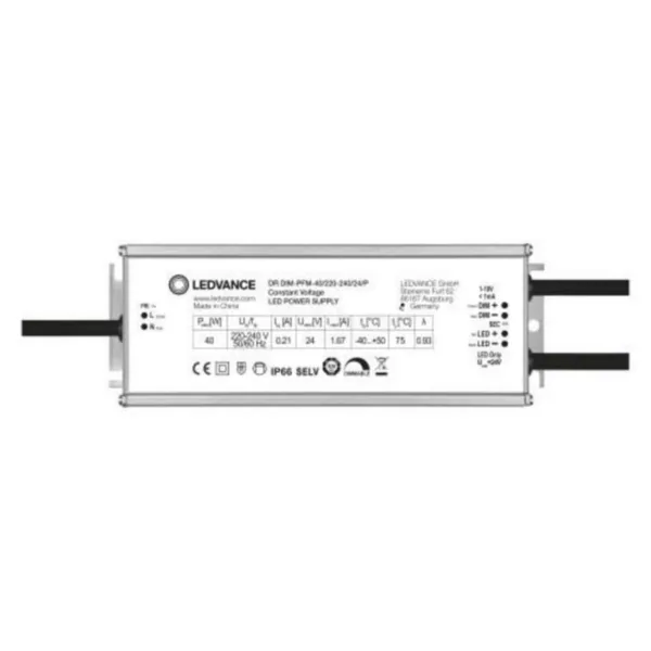 Elektroninen liitäntälaite Ledvance DR DIM Performance P DR DIM-PFM DIM-PFM-40/220-240/24/P