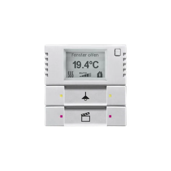 Huonetermostaatti KNX ABB 2MV 0/+40 UK B/T ALU