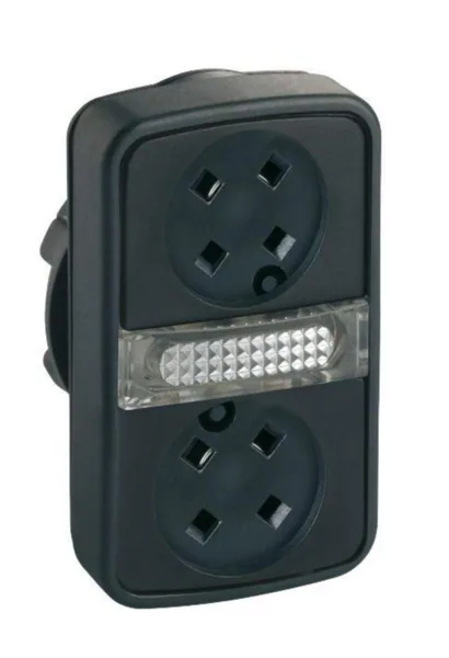 Kaksoispainike Schneider Electric Harmony ZB5AW7A9 MER.V. EI P-LEVYJÄ
