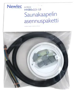 Kiukaan asennuskaapelipaketti a-collection - ASENNUSKAAPELI A-COLLECTION HVSB5X2,5-1,0 SAUNAJ.ASPKT
