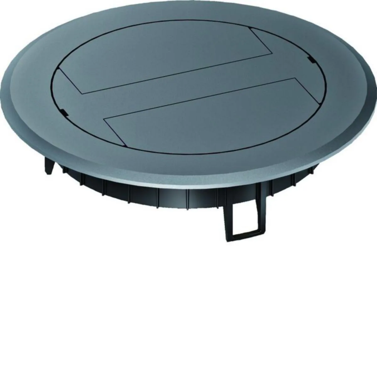 Lattiarasian kansi Hager Electraplan.VE-EE LARA R02 PA CO gray IP30