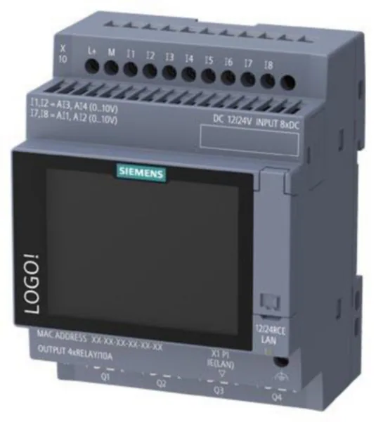 Ohjelmoitava rele Siemens LOGO! LOGO 12/24RCE 9 , V9