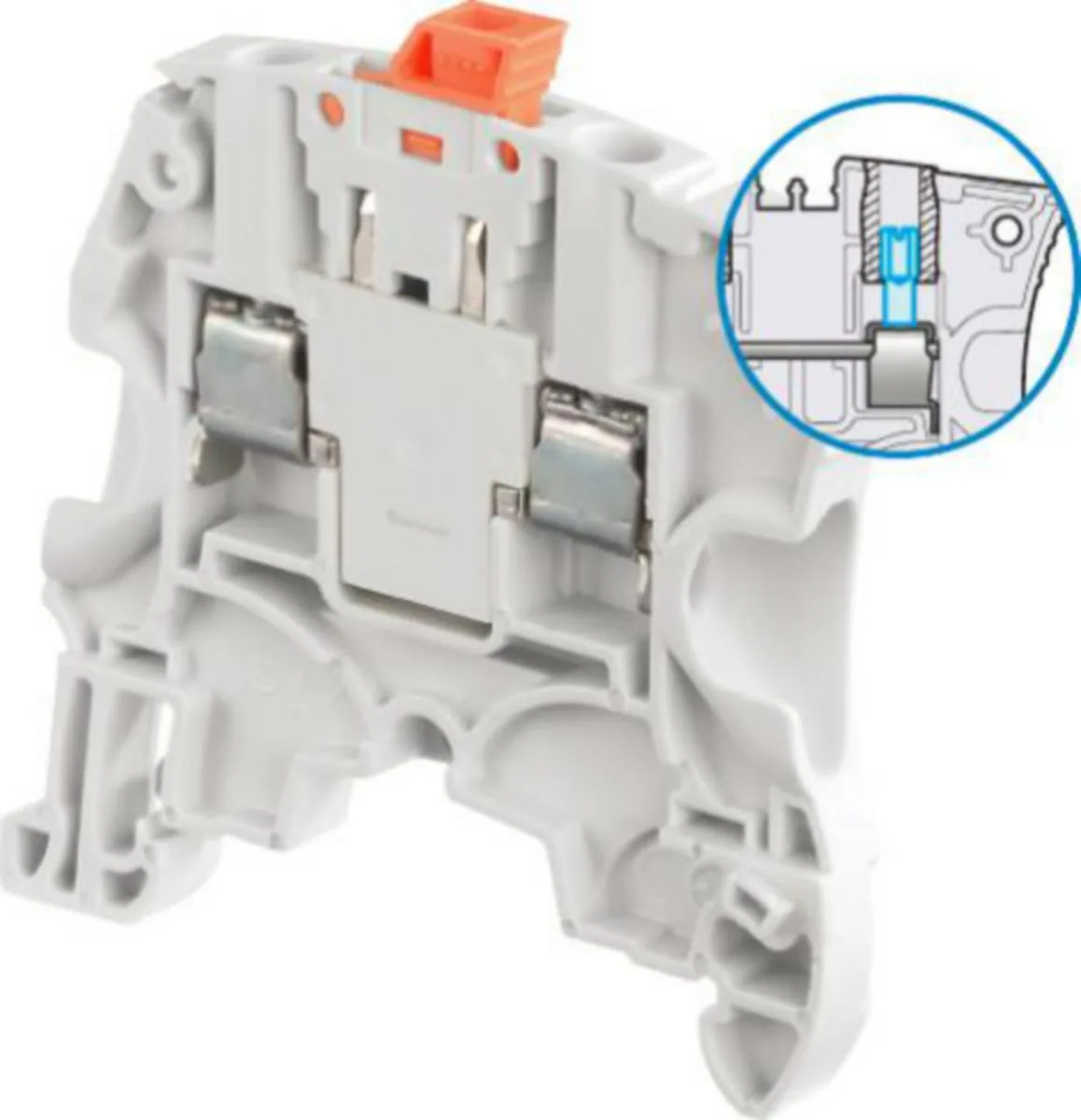 Riviliitin TE / ABB Entrelec -liittimet HARMAA, LEV:5,2MM, JOHTO:4MM2