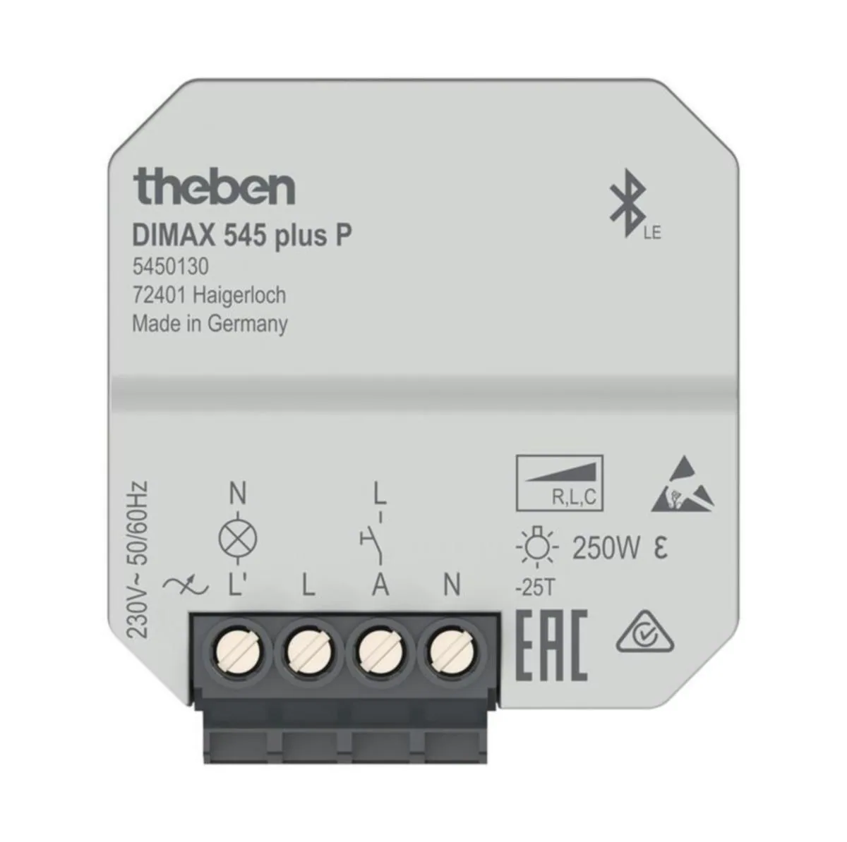 Säädin Theben Dimax BLE 545 - SÄÄDIN THEBEN DIMAX 545 PLUS P