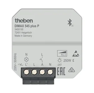 Säädin Theben Dimax BLE 545 - SÄÄDIN THEBEN DIMAX 545 PLUS P