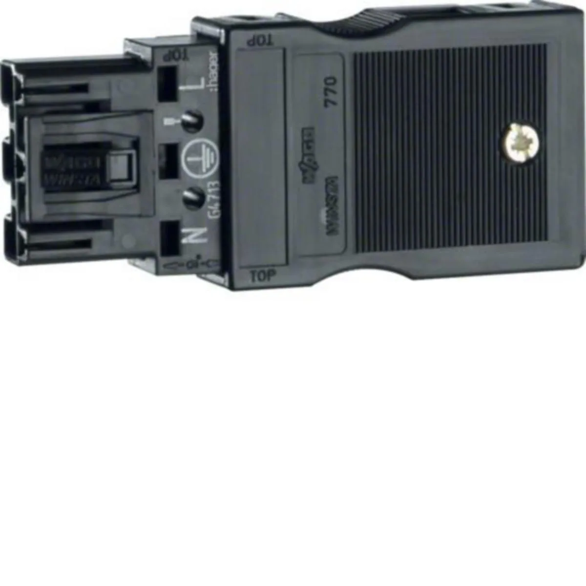 Syöttöliitin Hager Ecoline - SYÖTTÖLIITIN ECOLINE G4703 3-NAP. ECOLINE PR-KAL.