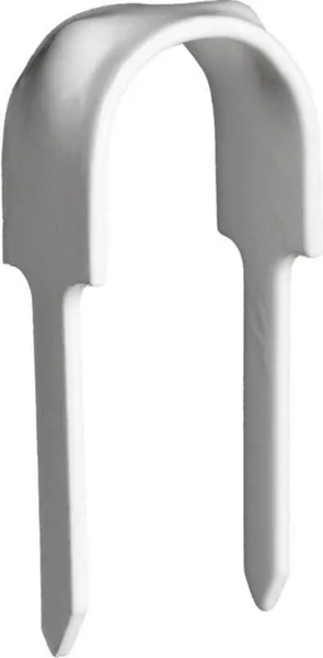 Lyöntikiinnikkeet kaksijalkaiset valkoiset Letti LYÖNTIKIINNIKE 2-JALK 14mm/25 SS VA 50kpl