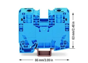 Riviliitin Wago 285-Sarja 2-nap - RIVILIITIN WAGO 2-NAP, CU 6-35 MM², SIN