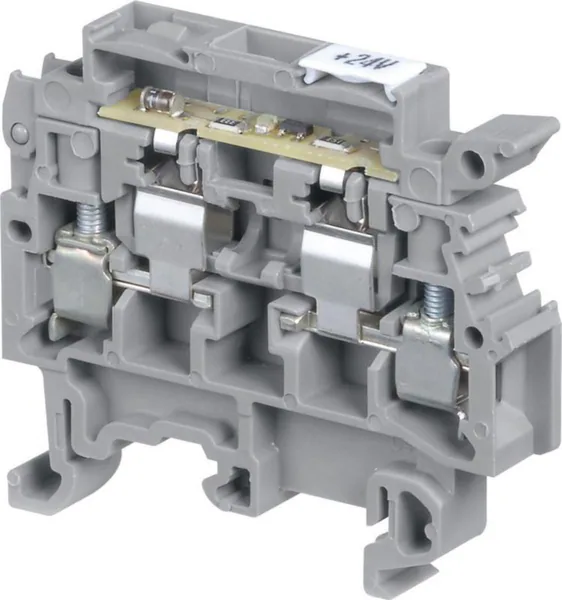 Sulakeliitin TE / ABB Entrelec -liittimet 8MM JOHTO:4MM2, NEON 110-230V