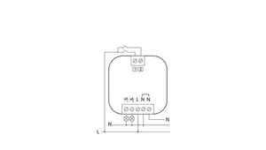 Valonsäädin Plejd DIM-02 - VALONSÄÄDIN PLEJD 200UNI RC LED UPPOAS 2 ULOSTUL