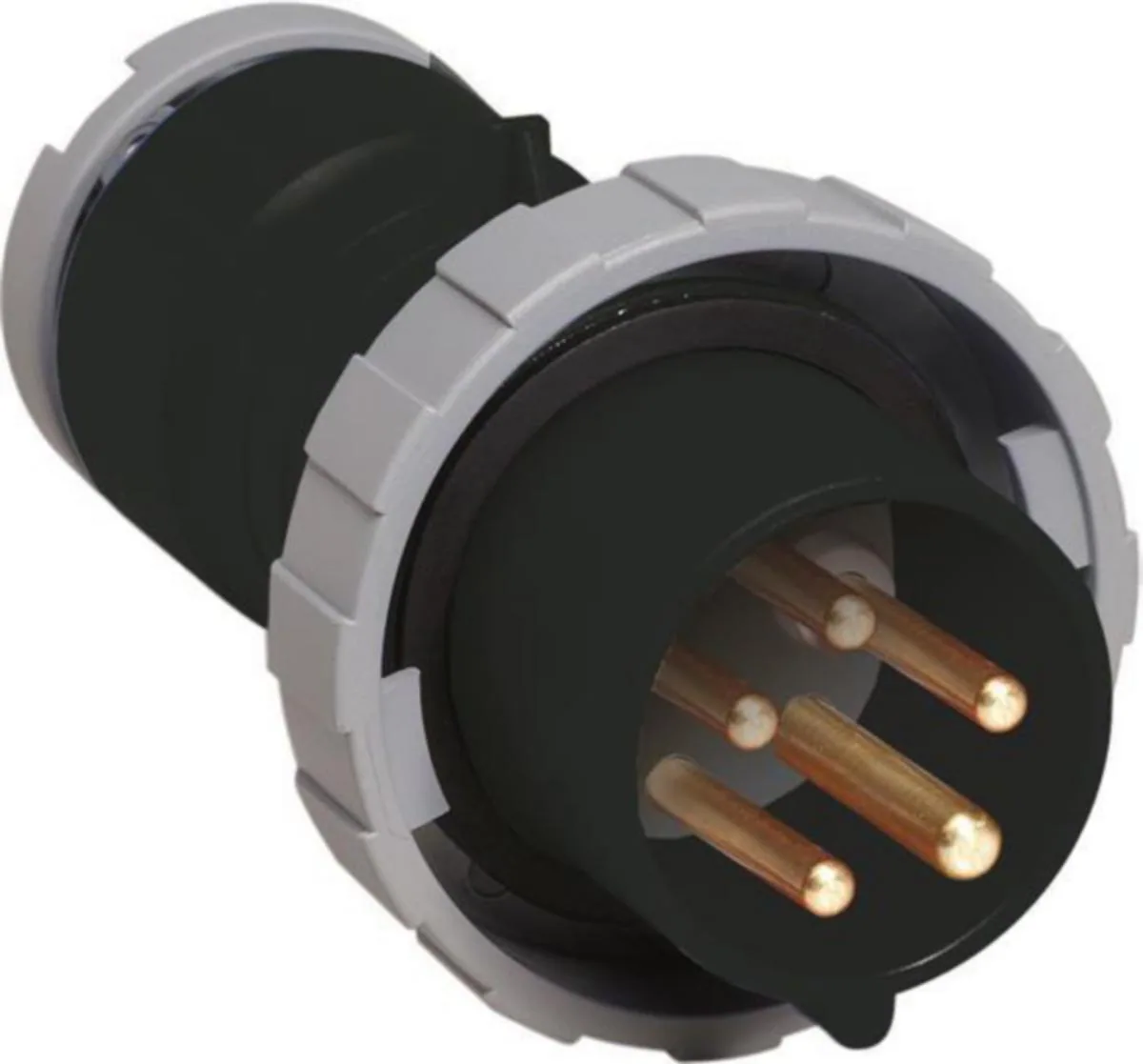 Voimapistotulppa Amphenol Tough & Safe 5H, 16A, IP67/IP69, 3P+N+E – musta