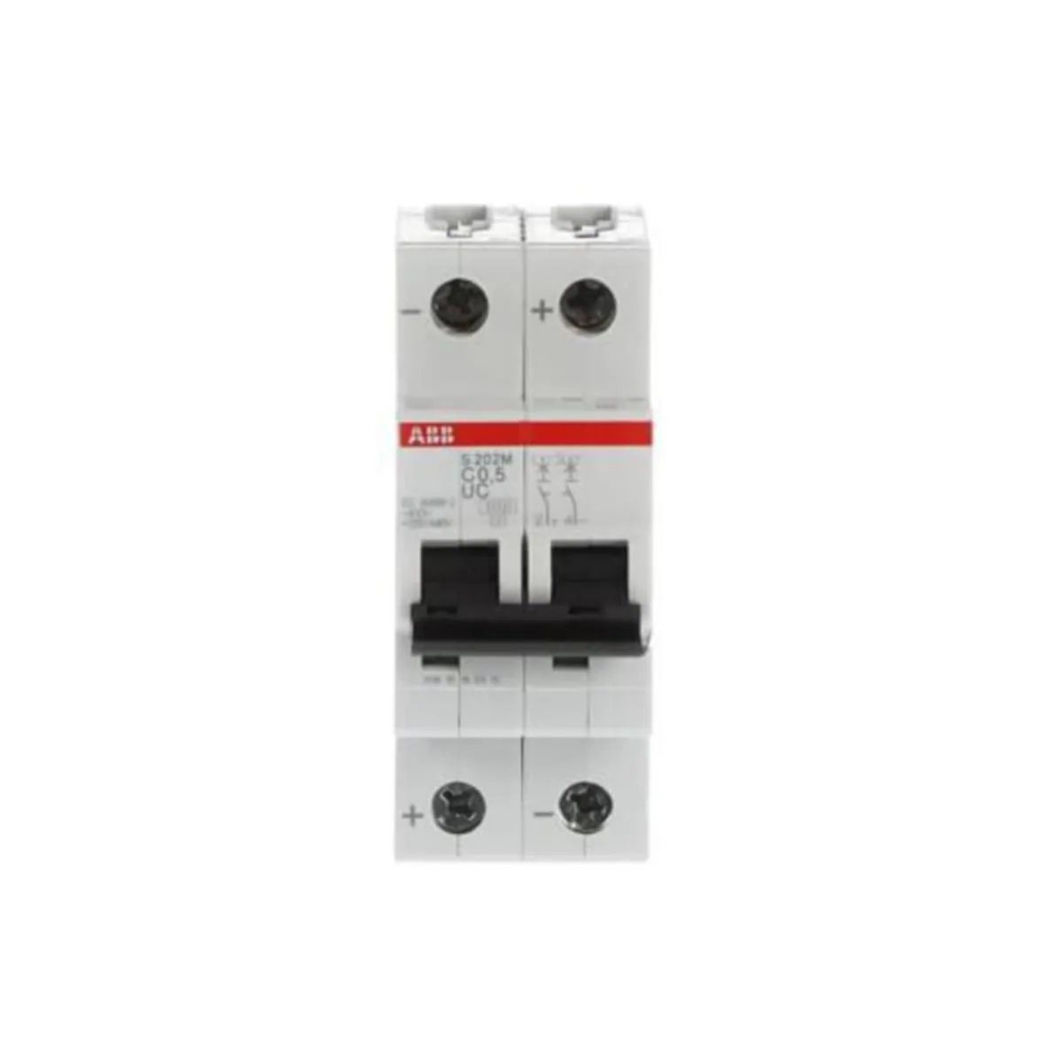Johdonsuojakatkaisija ABB S200MUC 2-pole C-char. 0,5A