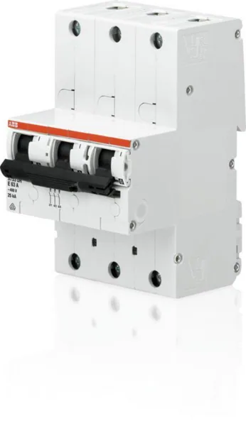 Johdonsuojakatkaisija ABB S750DR 3P E 32A