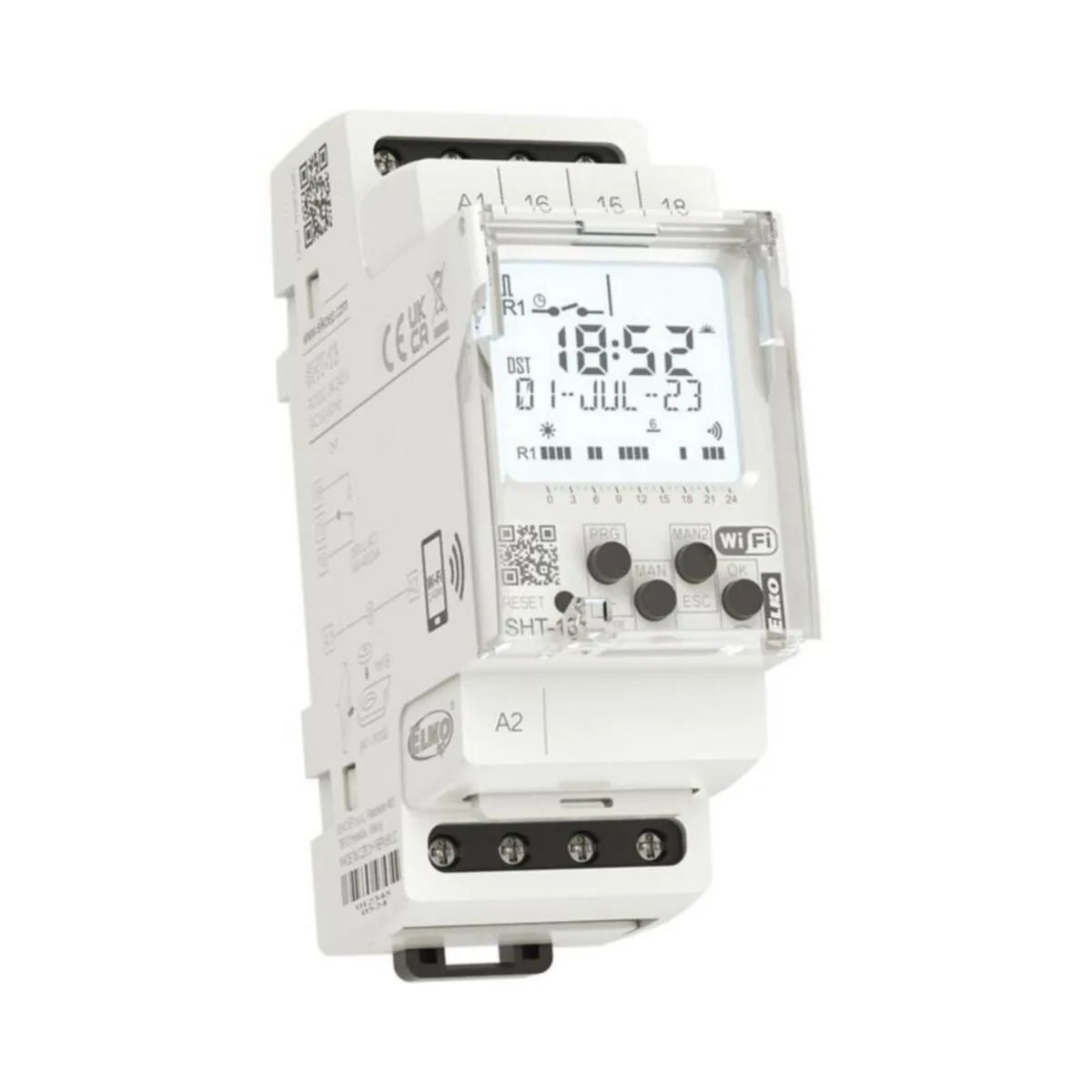 Kellokytkin digitaalinen Elko SHT-13 1K 16A MONIT 2M DIN