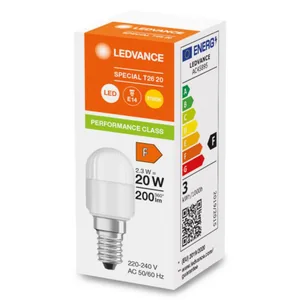 Kodinkonelamppu Ledvance Performance Special - KODINKONELAMPPU LEDVANCE T26 2,3W/827 200LM E14 OP