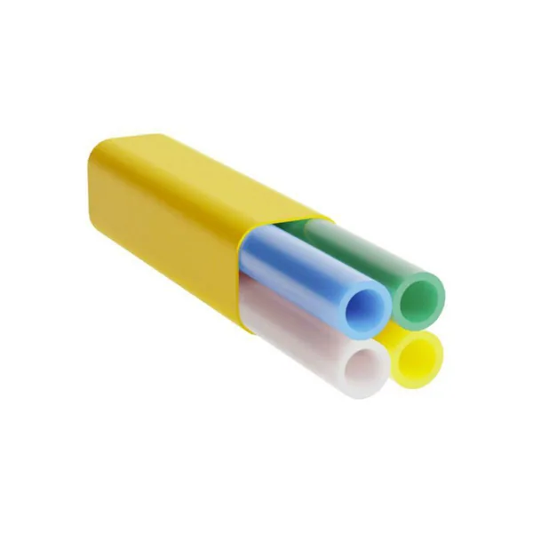 Mikrokanavanippu Hexatronic DB 4X14/10MM KELTAINEN 2000M