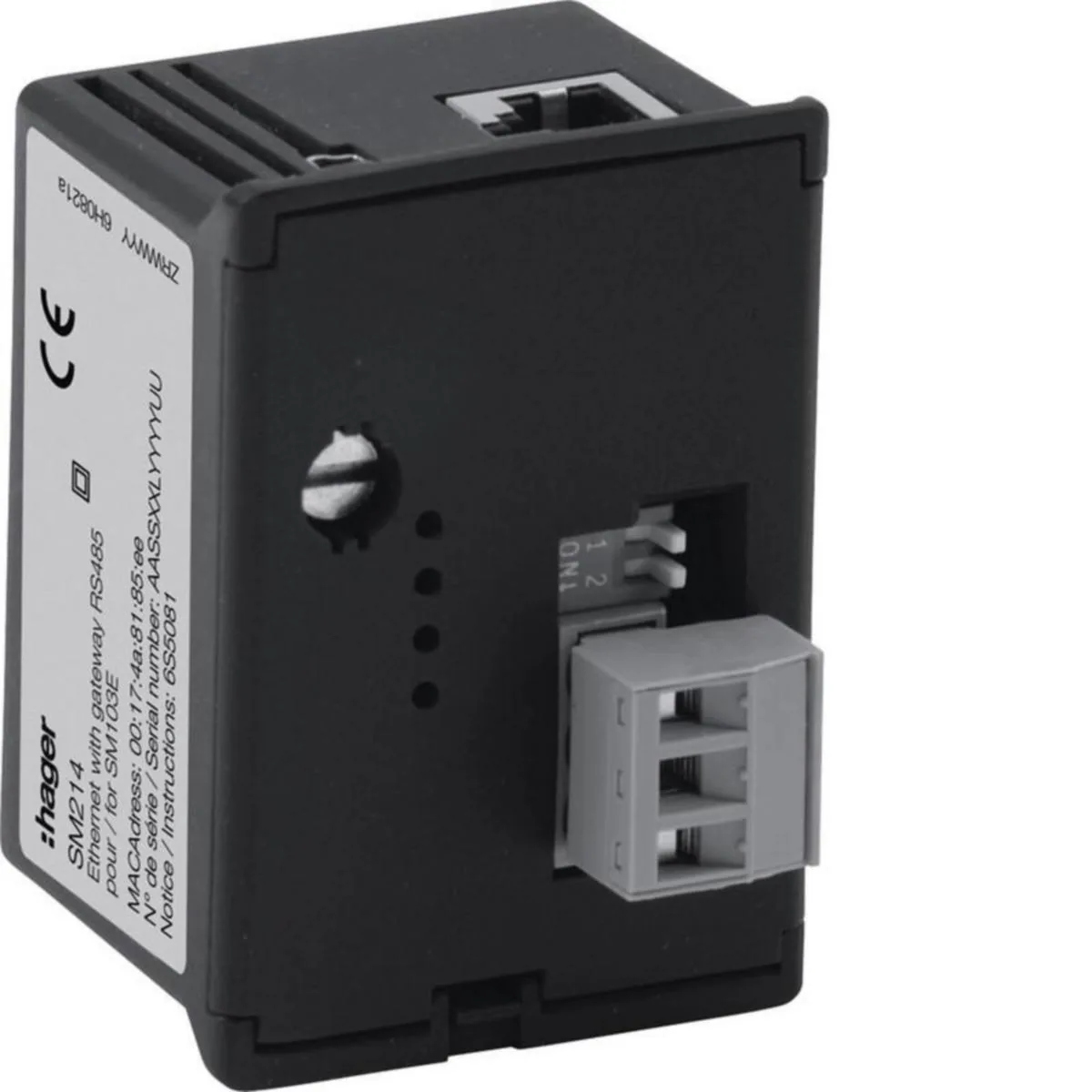 Monimittaritarvike Hager - MONIMITTARITARVIKE HAGER SM214 ETHERNET/MODBUS SM103E
