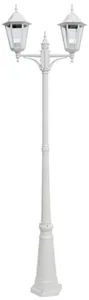 Pihapiirivalaisin Airam Kartano Pole Twin - PIHAPIIRIVAL KARTANO POLE TWIN IP44 2XE27 GLC WH