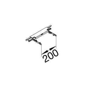 T-kappale Hager tehalit.BKG/BKB - T-KAPPALE TEHALIT.BKG BKG/BKB LEVEYS 200MM