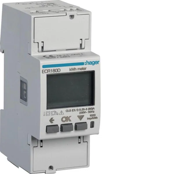 Energiamittari UTU suoramittaus, mid-hyväksytty ECR180D 1V SUORA 80A MODBUS