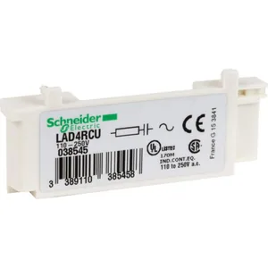 Kelavaimennusyksiköt Schneider Electric TeSys - RC-SUOJA TESYS LAD4RCU, RC-SUOJA,110-240V AC