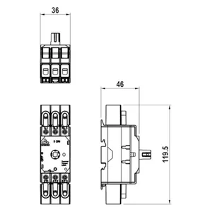 Kojeliitin Katko KKL3 - KOJELIITIN KKL 3XAL/CU 1,5-16MM²