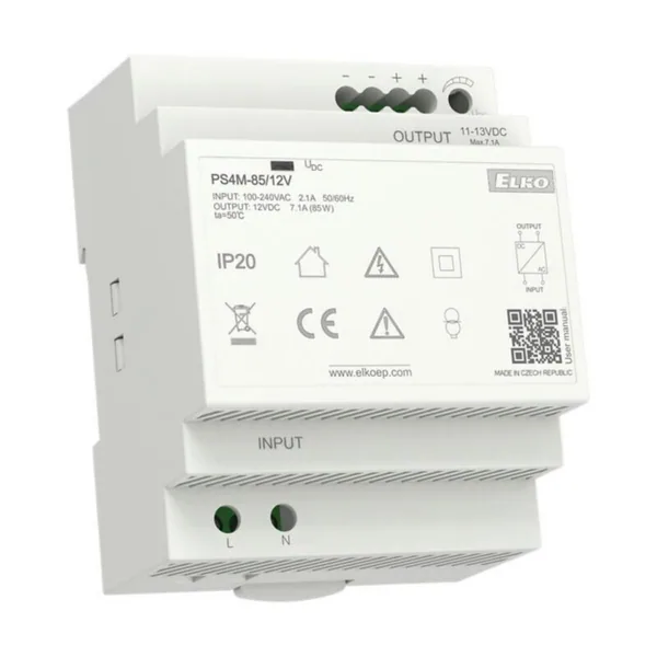 Teholähde Elko EP PS4M-85 230VAC/12VDC 7.1A 4M