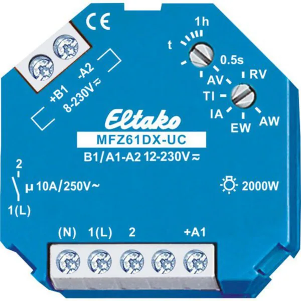 Aikarele monitoimi MFZ61DX-UC Eltako