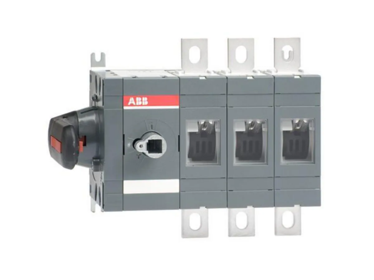 Kuormankytkin vääntö ABB 3-napainen AC-22A 3-NAP. 315A 690V – musta
