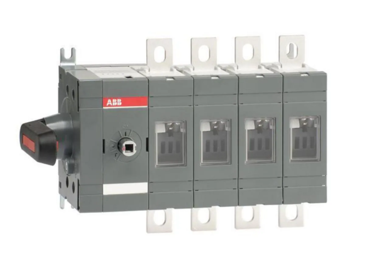 Kuormankytkin vääntö ABB 4-napainen AC-22A 4-NAP. 250A 690V – musta