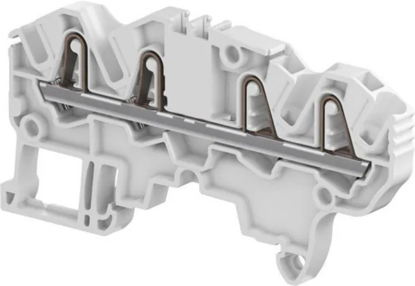 Läpivientiliitin TE / ABB Entrelec -liittimet HARMAA, LEV:5,2MM, JOHTO:2,5MM