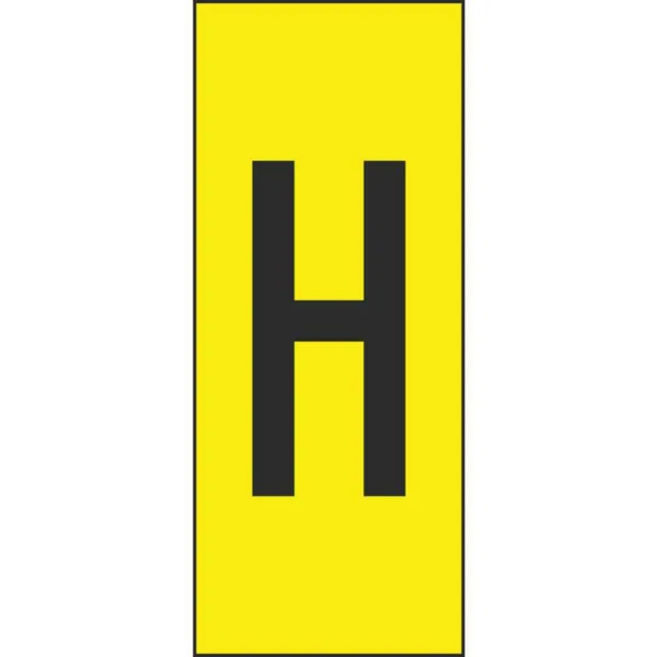 Merkintäkilpi Hammarprodukter H10 kirjaimet H