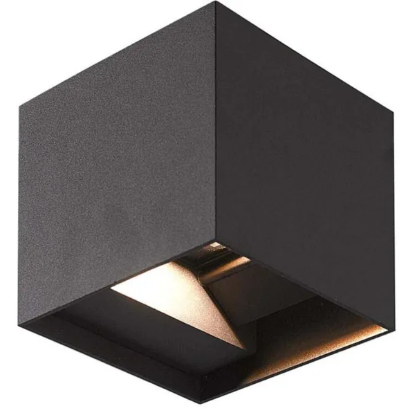 Seinä/kattovalaisin FTLight Iina 2X5W MUSTA 4000K