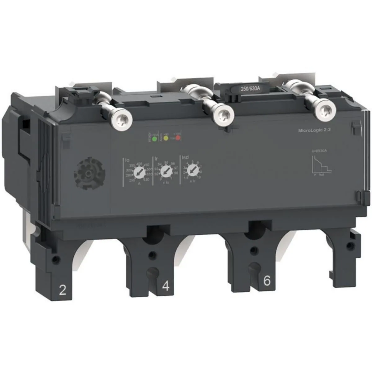 Kompaktikatkaisijan suojarele Schneider Electric ComPactT MicroLogic 3P 2.3 250A NSX400