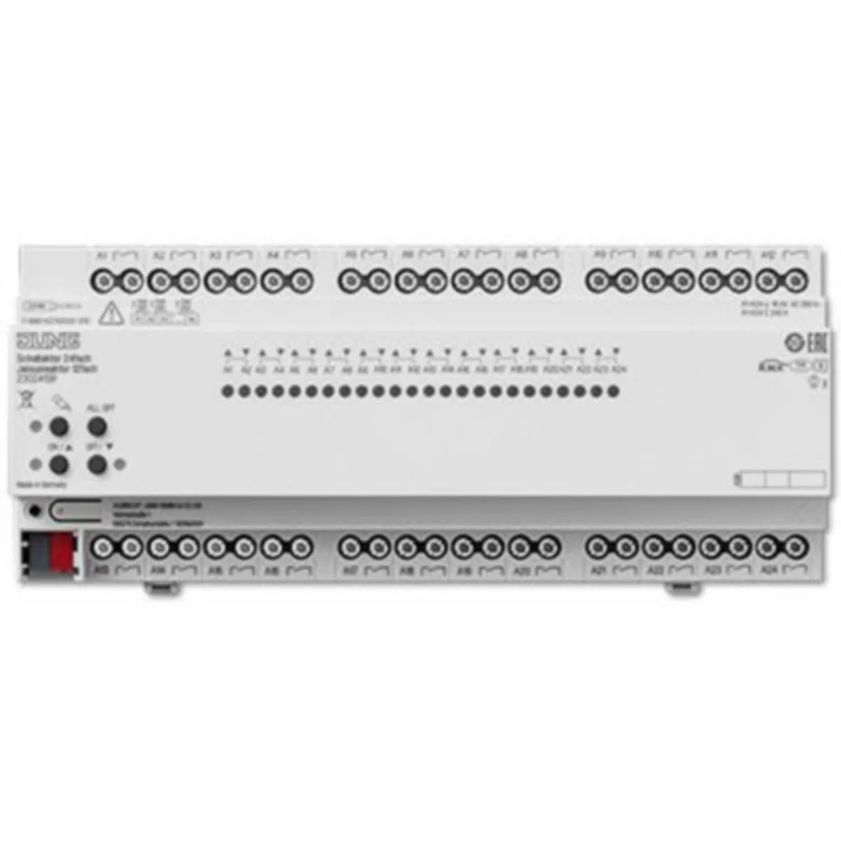 Lähtöyksikkö KNX Ensto Jung KYTKIN/VERHOYKSIKKÖ 24/12-K