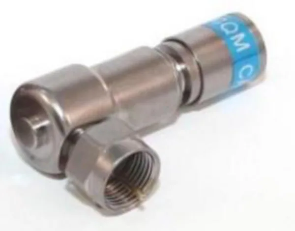 Liitin Finnsat Cabelcon QuickMount F-LIITIN F QM RG6T T2127 TELLU13 KULMA