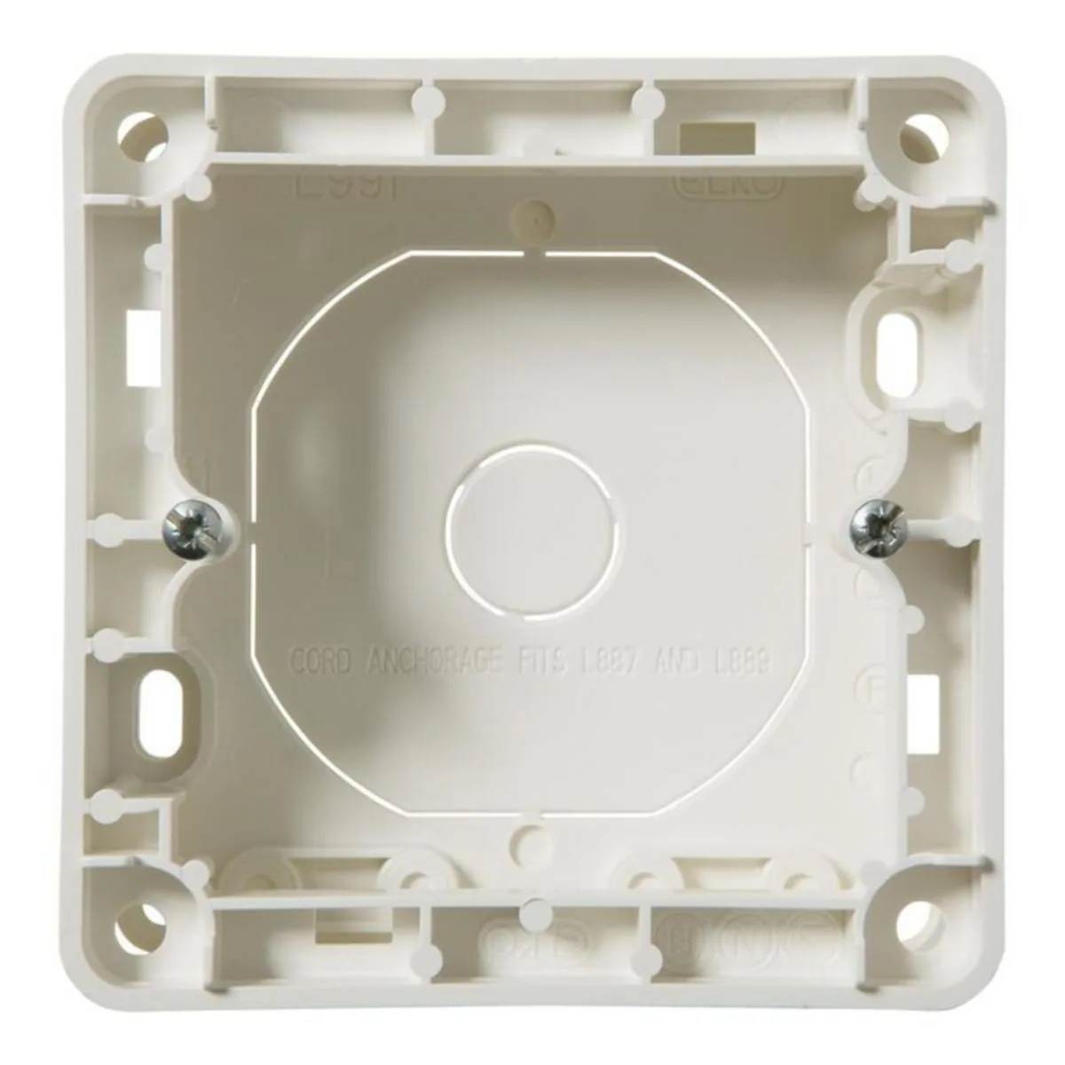 Pinta-asennuskehys ELKO RS16 1-os kojeelle - PINTAKEHYS ELKO RS16 1OS/IP20/84MM VAL H=27MM