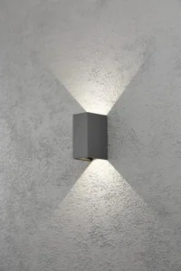 Seinävalaisin ulko Konstsmide Cremona - SEINÄVALAISIN ULKO KONSTSMIDE 7940-370 CREMONA LED 2X3W ANTR
