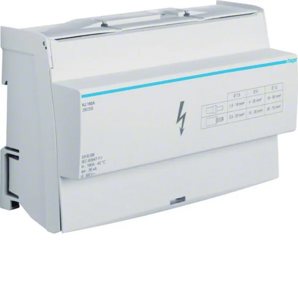 Haaroitusliitin Hager kannella KJ160A 4N 160A