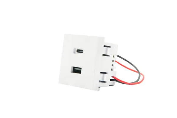 Laturi Shelly USB ASENNUSTARVIKE WALL DISPLAY STAND WHITE