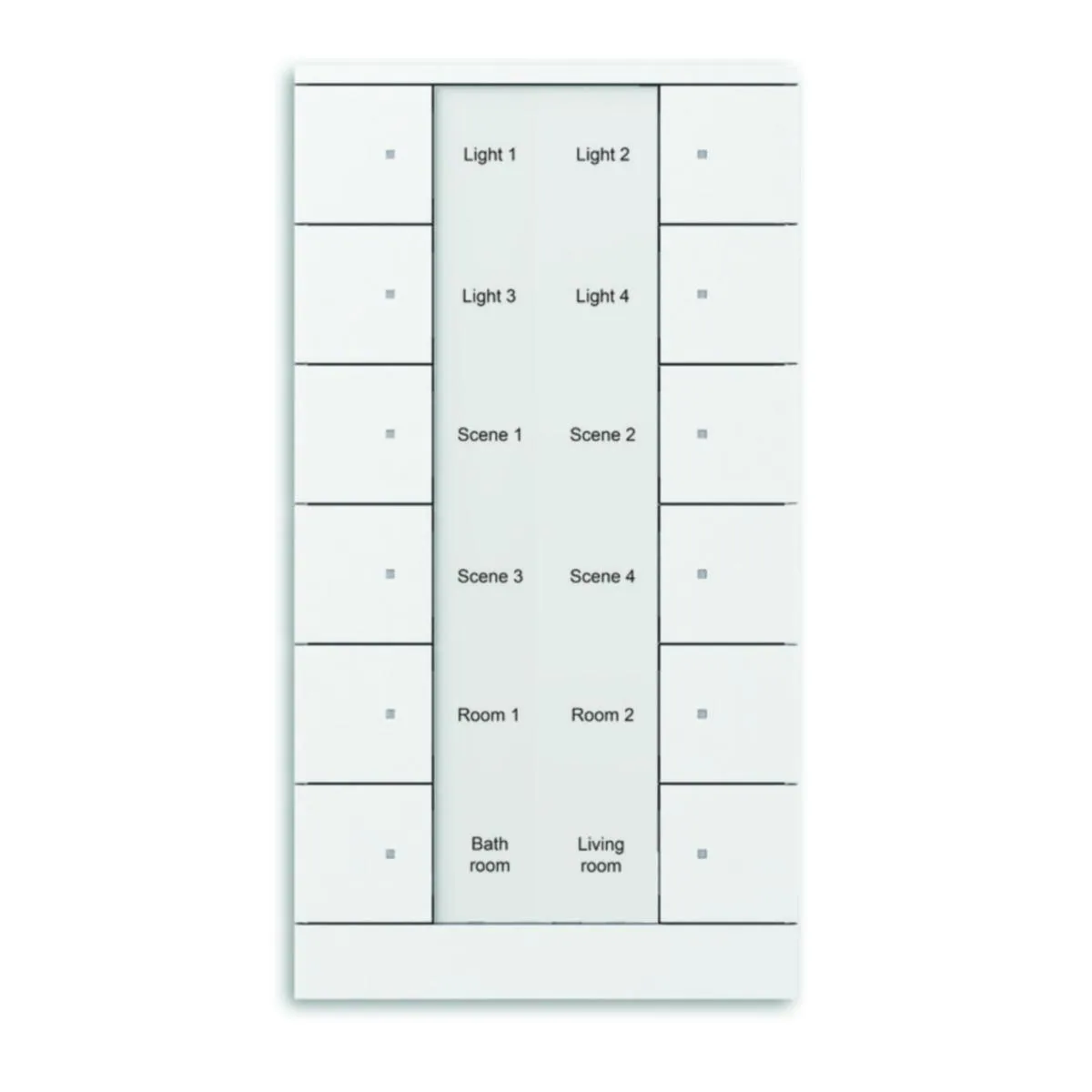 Painike KNX ABB 12-OS VAL – valkoinen