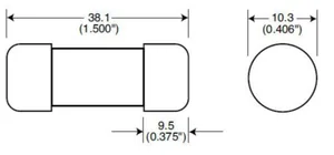 Putkisulake erikoisnopea Bussmann uR/aR 600VAC - PUTKISULAKE ERIKOISN BUSSMANN FWC-25A10F 10x38 25A 600VAC
