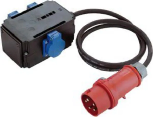 Adapteri Bachmann 1x5x16A-3xSCH 1.5m KAAP IP44