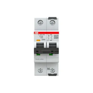 Johdonsuojakatkaisija ABB S300P - JOHDONSUOJAKATKAISIJA S300P 2-NAPAINEN 1+N D-KÄYRÄ 20A